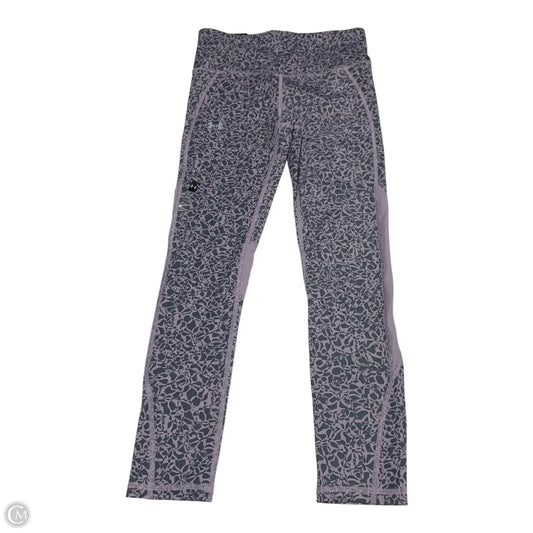 Athletic Leggings By Under Armour In Purple, Size: S
