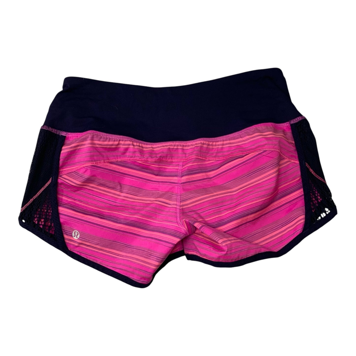 Athletic Shorts By Lululemon In Blue & Pink, Size: S