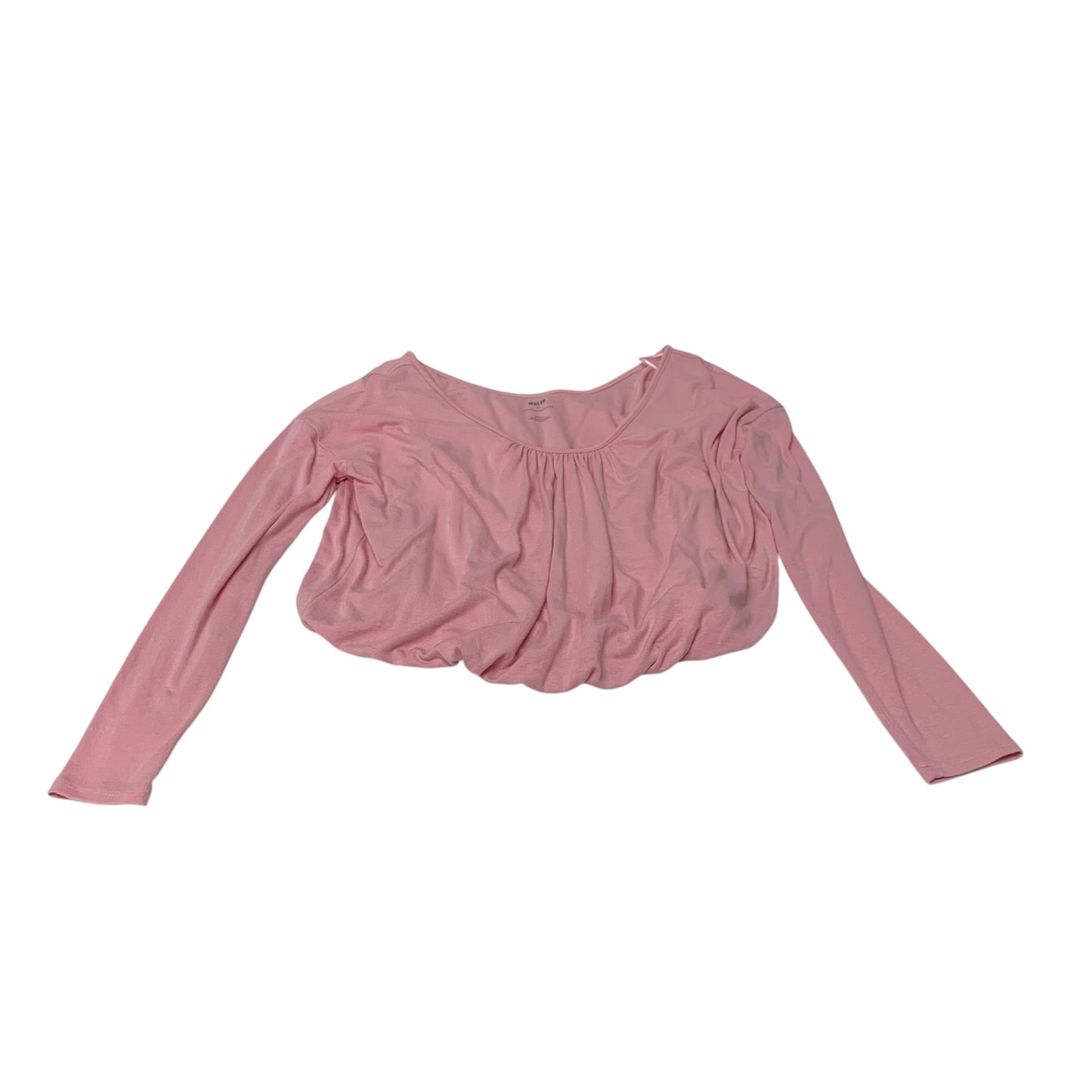 Top Long Sleeve By Maeve In Pink, Size: S