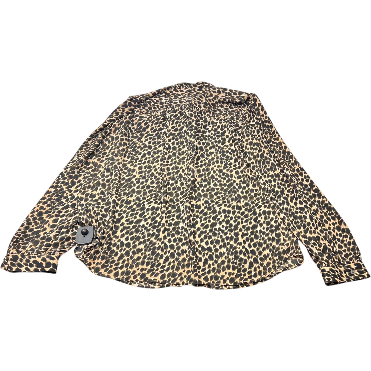 Blouse Long Sleeve By J. Crew In Animal Print, Size: M