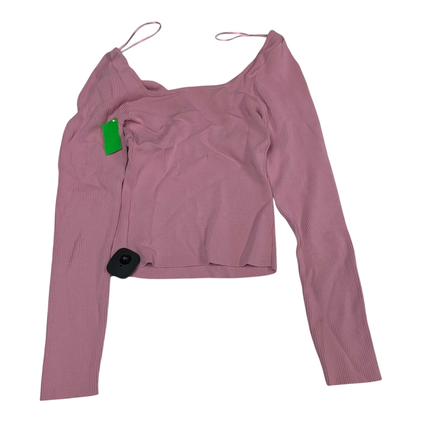 Top Long Sleeve By Astr The Label In Pink, Size: L