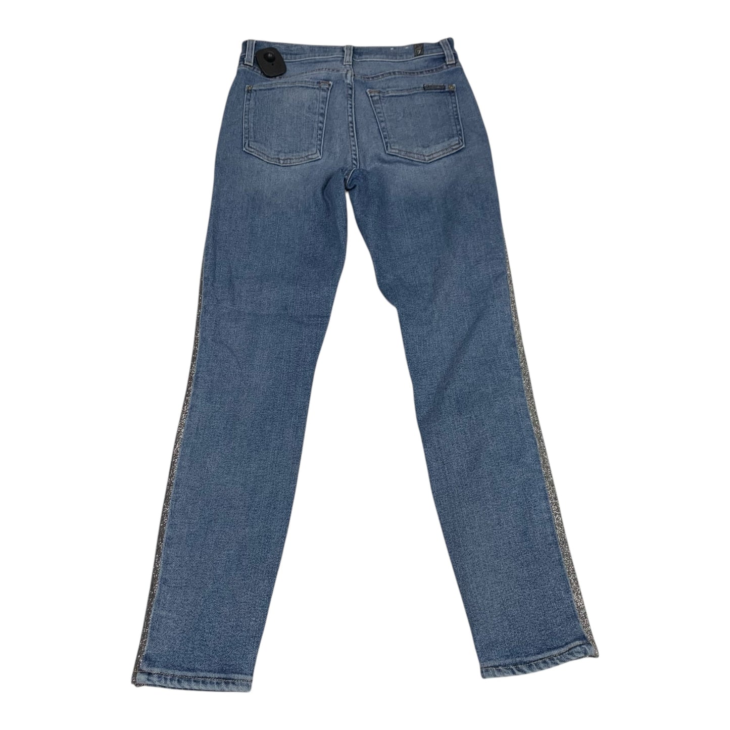 Jeans Designer By 7 For All Mankind In Blue Denim, Size: 4