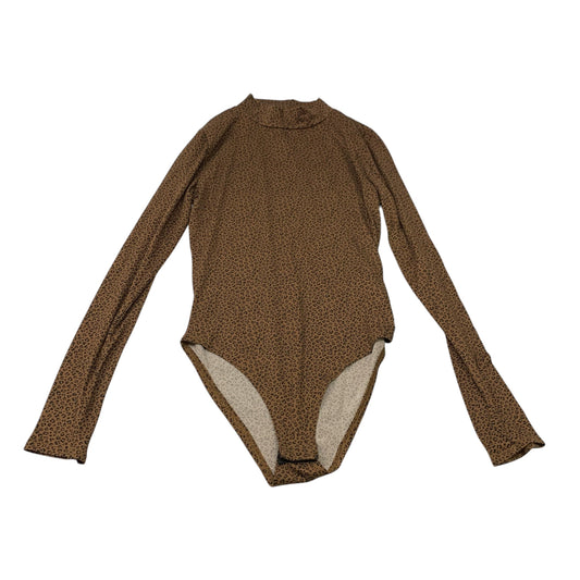 Bodysuit By Gaze In Brown, Size: Xs