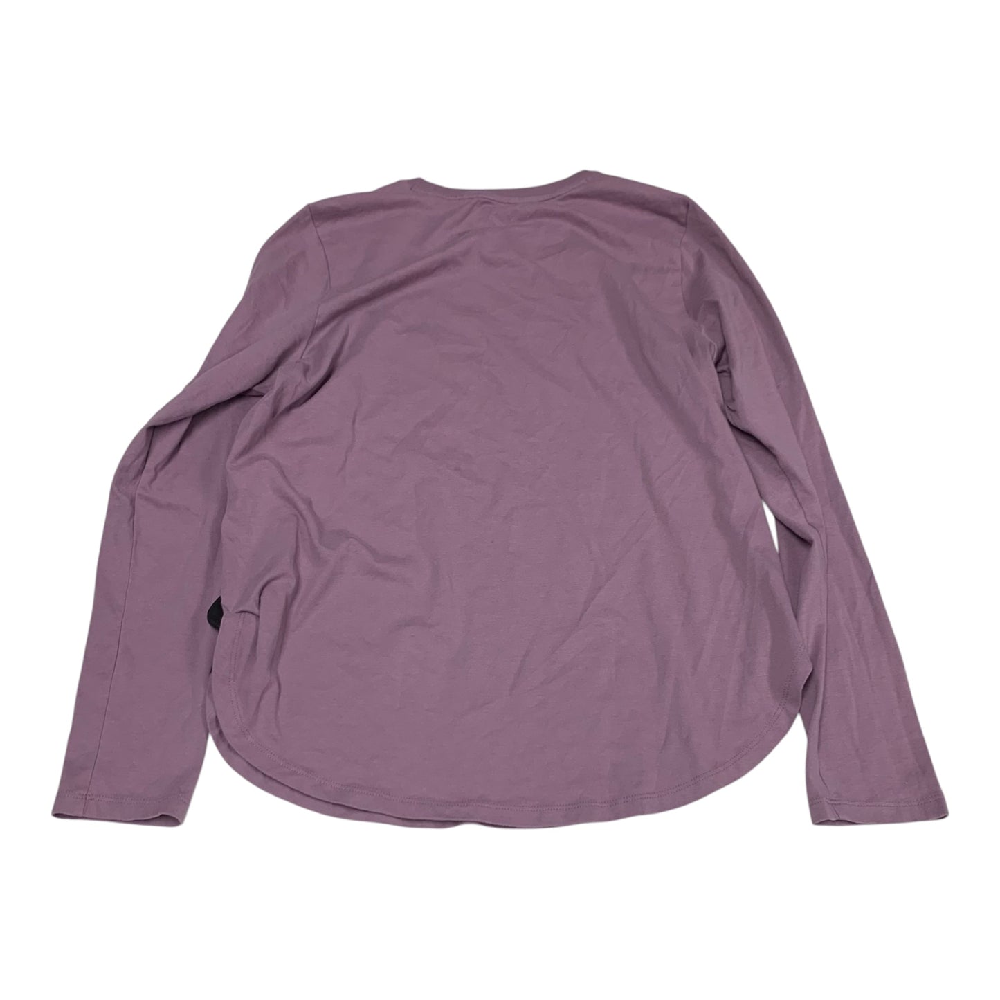 Athletic Top Long Sleeve Crewneck By Under Armour In Purple, Size: L