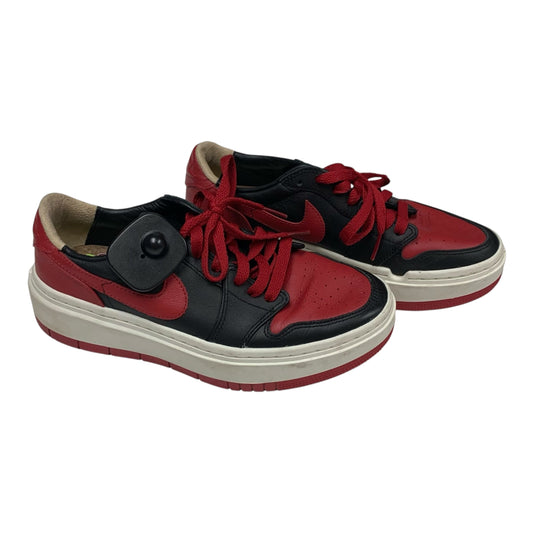 Shoes Sneakers By Nike In Black & Red, Size: 7