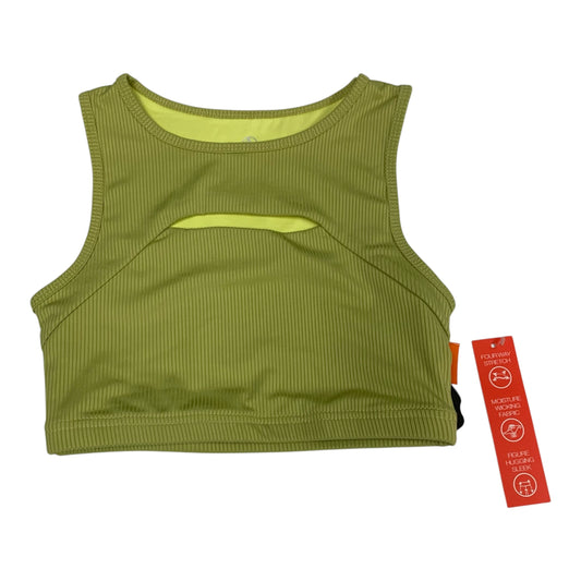 Athletic Bra By Adrienne Vittadini In Green, Size: S