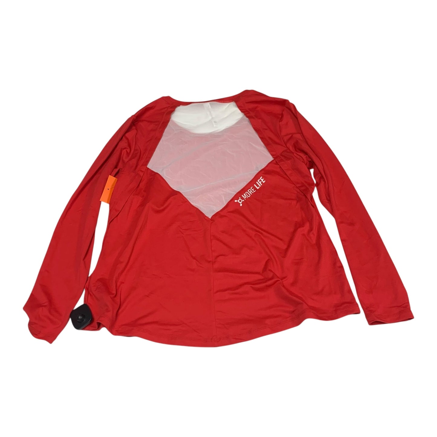 Athletic Top Long Sleeve Crewneck By Orange Theory In Red, Size: Xl