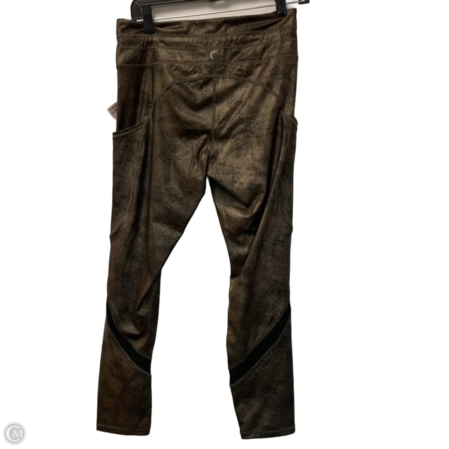 Athletic Leggings Capris By Zyia In Bronze, Size: M