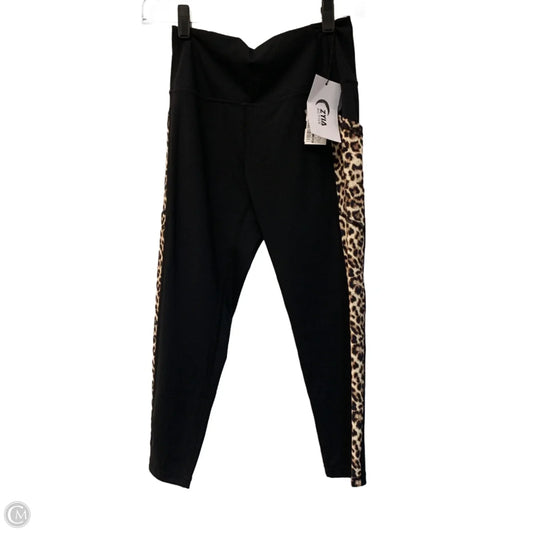 Athletic Leggings Capris By Zyia In Black, Size: M