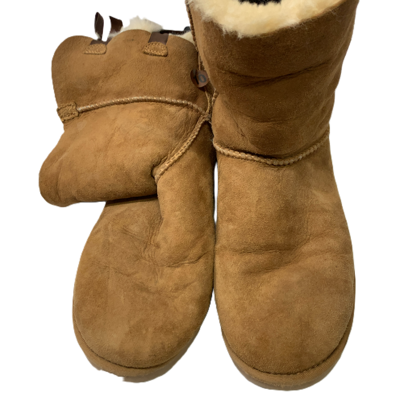 Brown  Boots Designer By Ugg  Size: 10