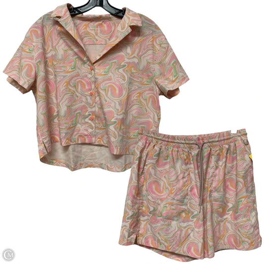 Athletic Shorts 2pc By Outdoor Voices In Pink, Size: S