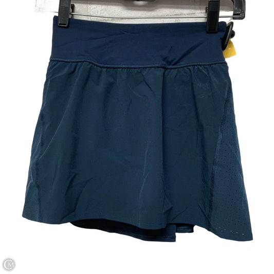 Athletic Skort By Spanx In Blue, Size: Xs