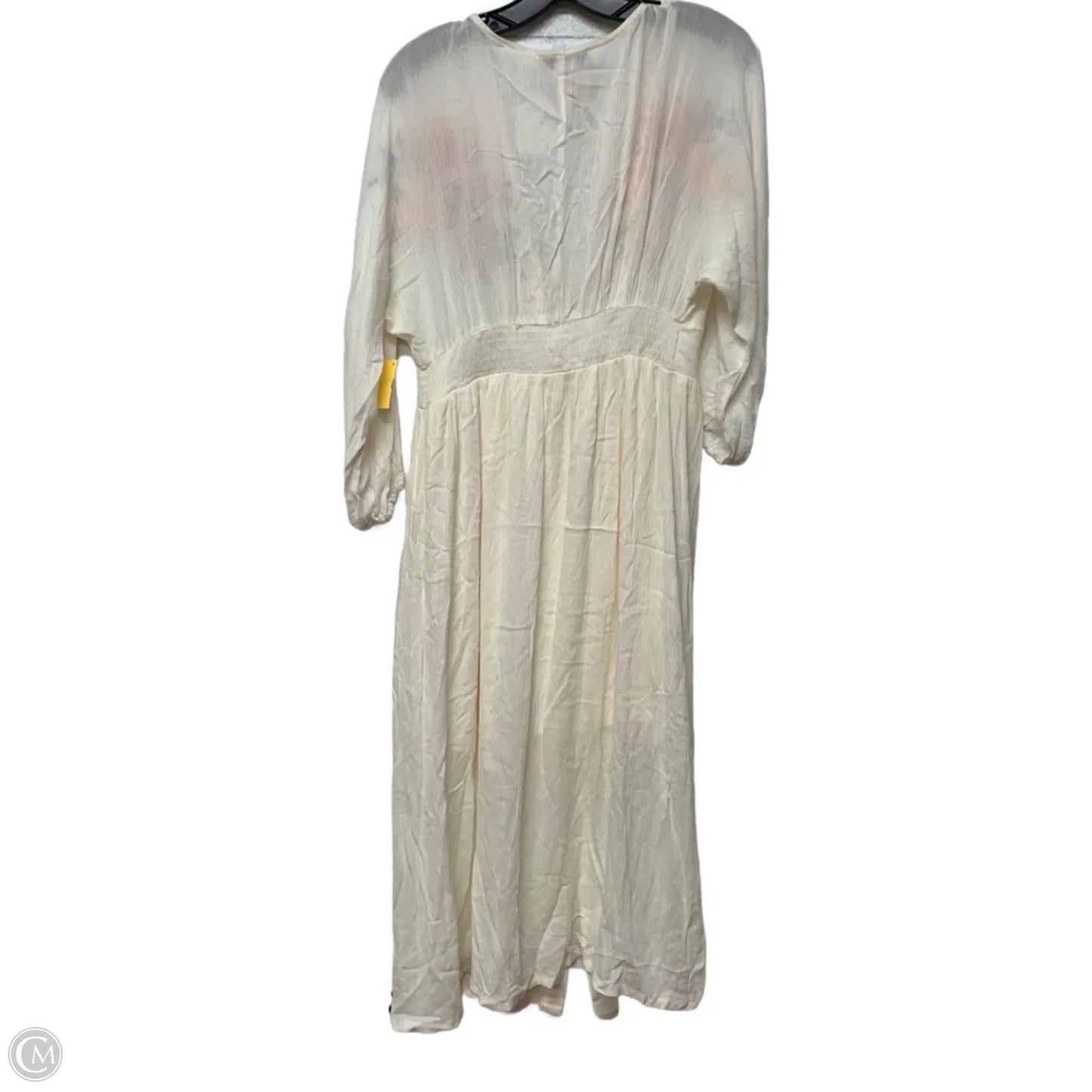 Dress Casual Midi By Flying Tomato In Cream, Size: M