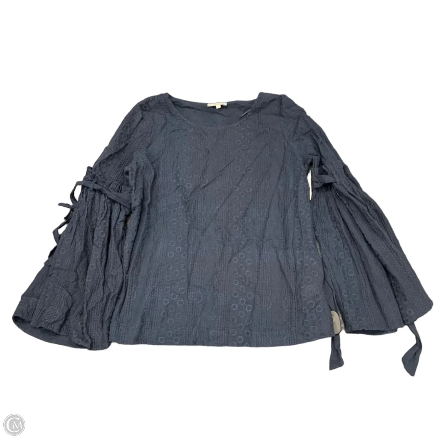 Top Long Sleeve By Lucky Brand In Blue, Size: M
