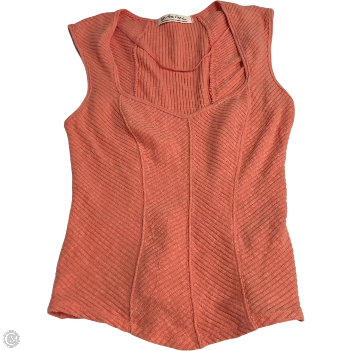 Top Sleeveless By We The Free In Orange, Size: M