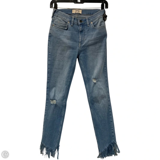 Jeans Skinny By We The Free In Blue Denim, Size: 2