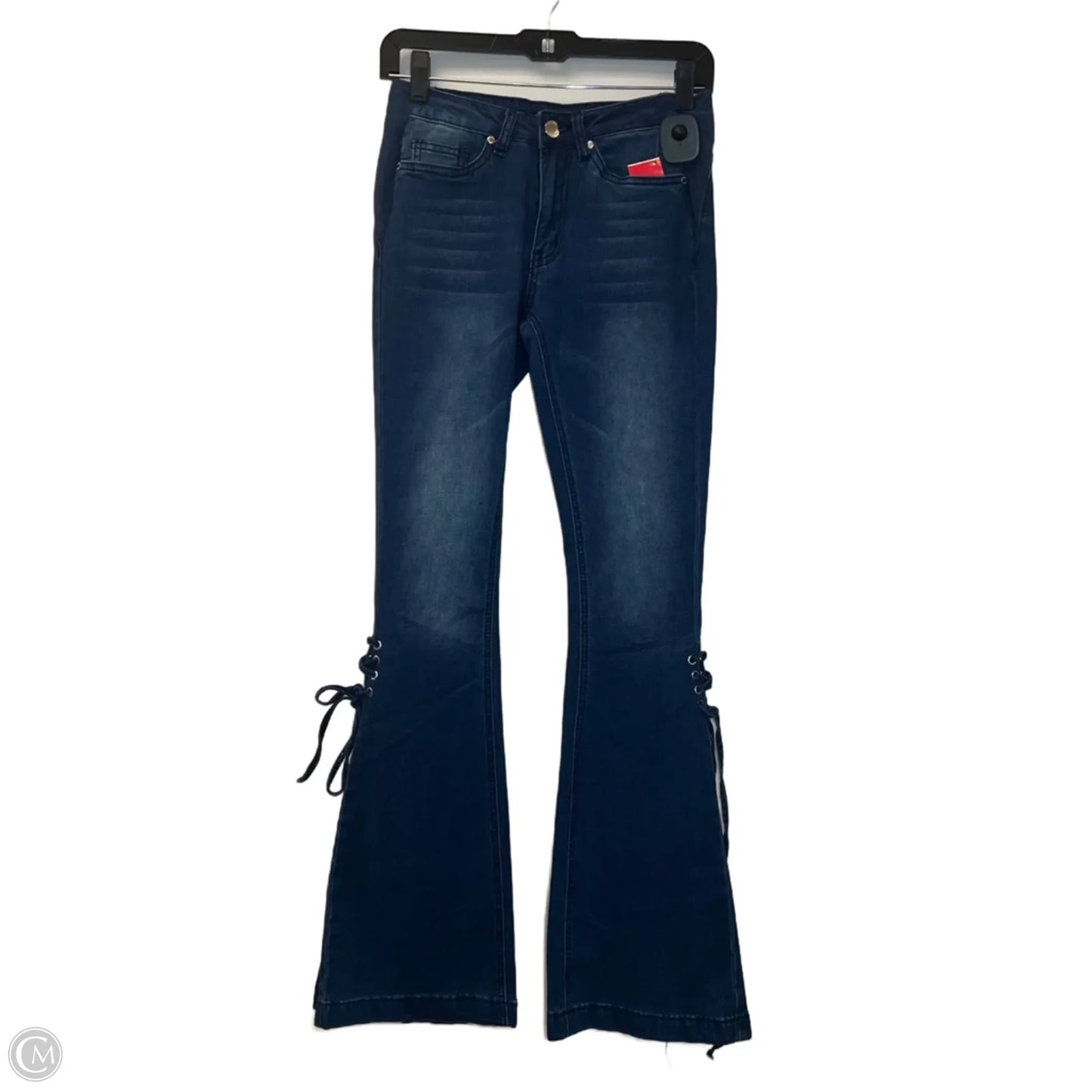 Jeans Flared By Venus In Blue Denim, Size: 2