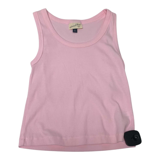 Top Sleeveless Basic By Universal Thread In Pink, Size: M