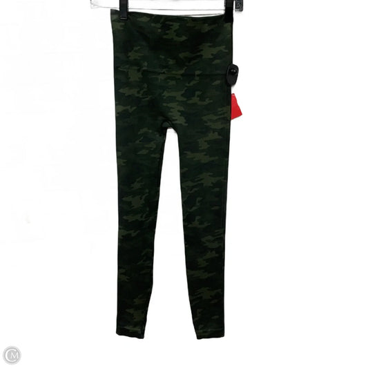 Athletic Leggings By Spanx In Camouflage Print, Size: S