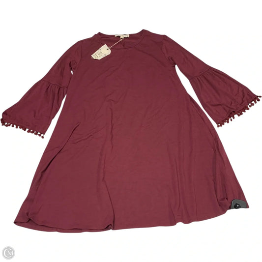 Dress Designer By Johnny Was In Red, Size: Xs