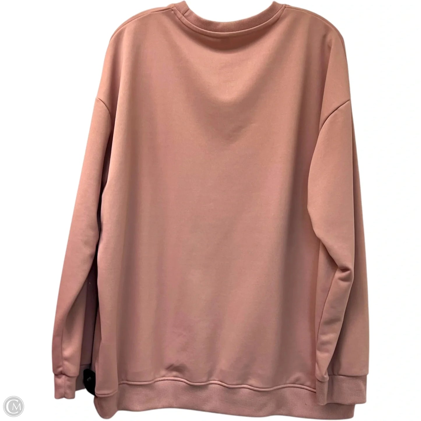 Sweatshirt Crewneck By Clothes Mentor In Pink, Size: 3x