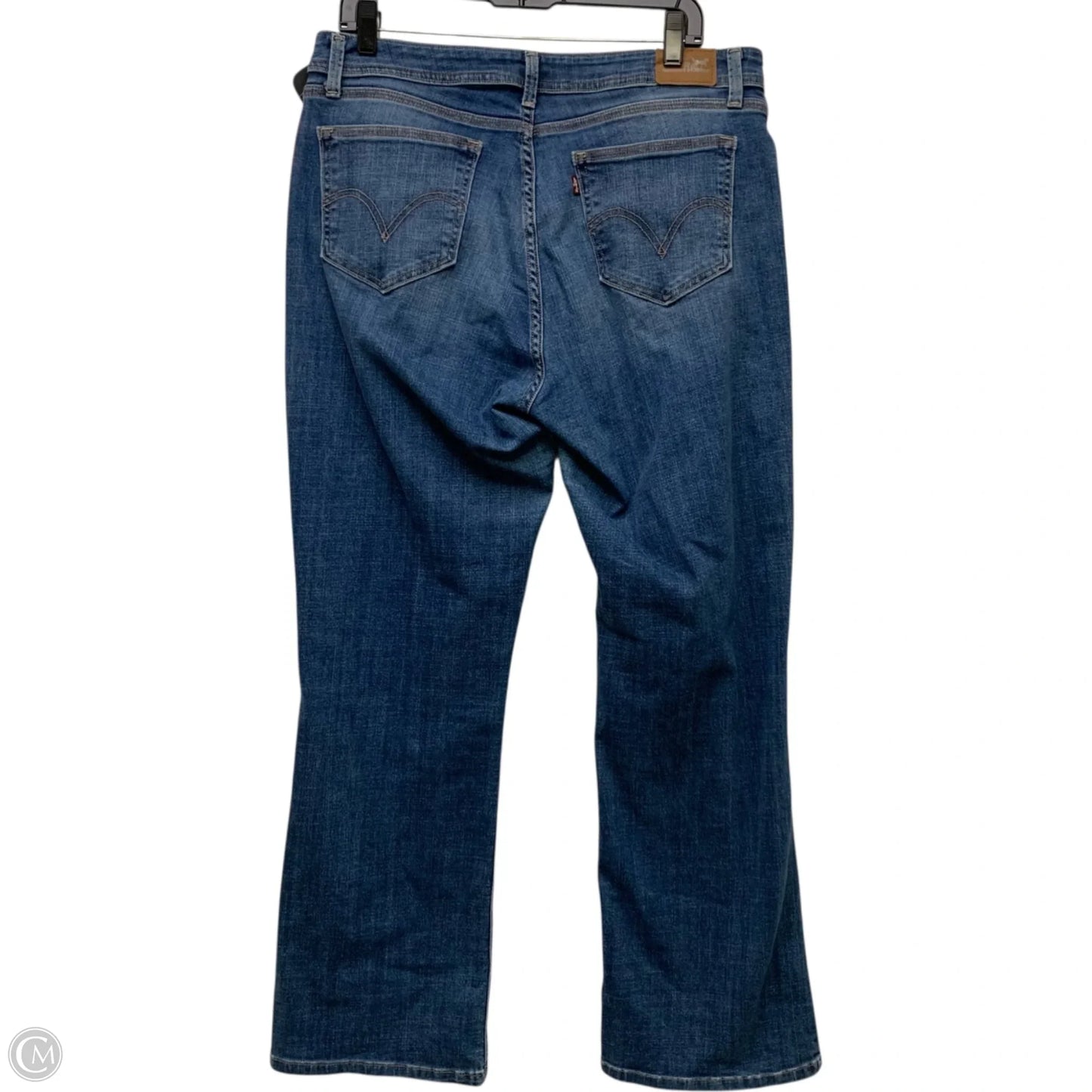 Jeans Boot Cut By Levis In Blue Denim, Size: 14