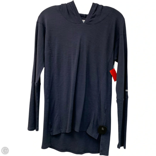 Athletic Top Long Sleeve Hoodie By Columbia In Blue, Size: S