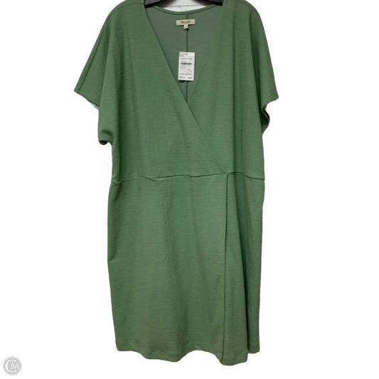 Dress Casual Short By Madewell In Green, Size: 3x