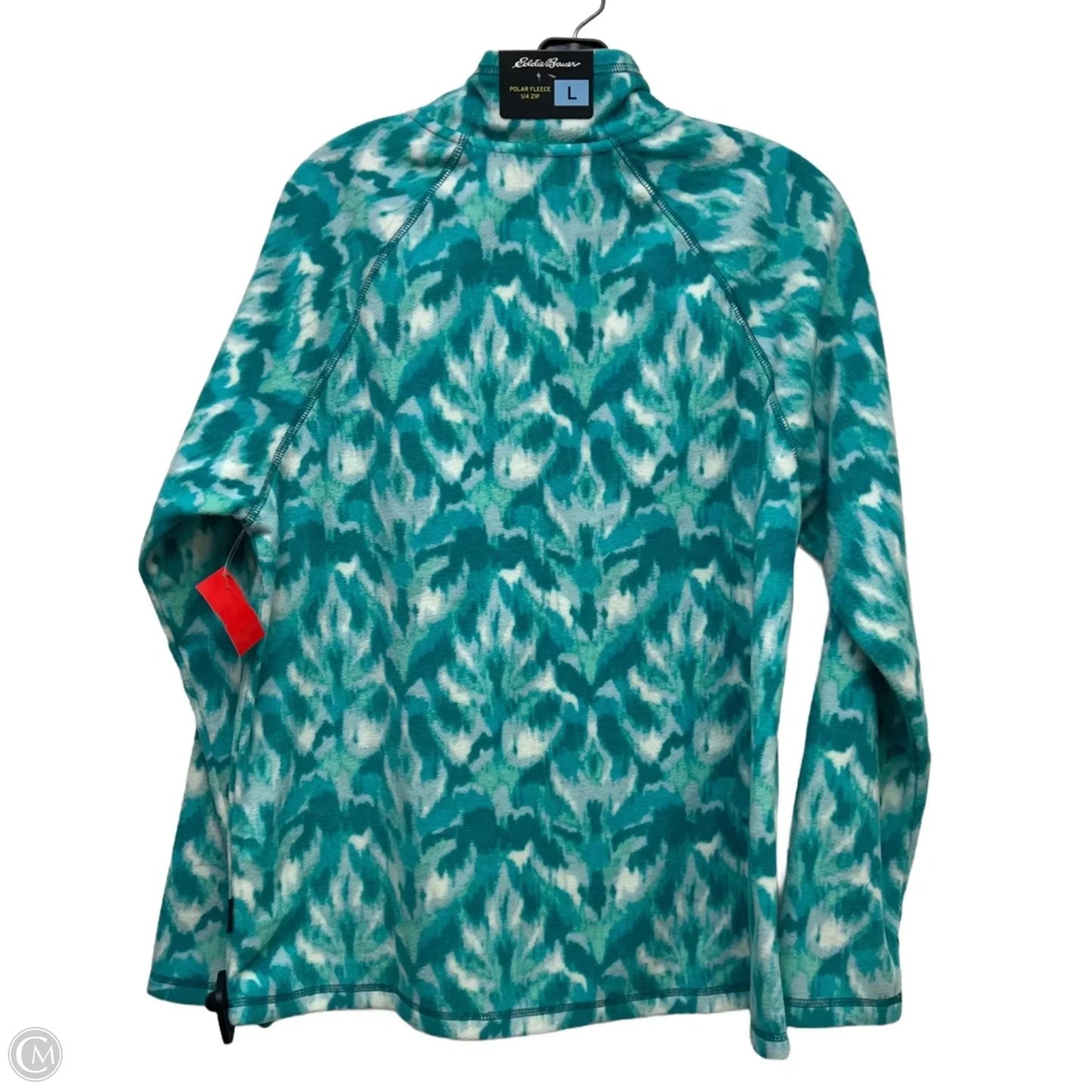 Athletic Fleece By Eddie Bauer In Aqua, Size: L