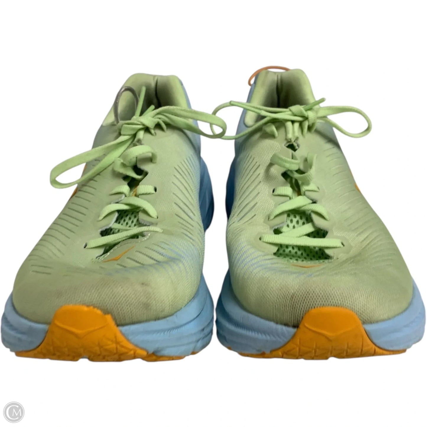 Shoes Athletic By Hoka In Blue & Green, Size: 10.5