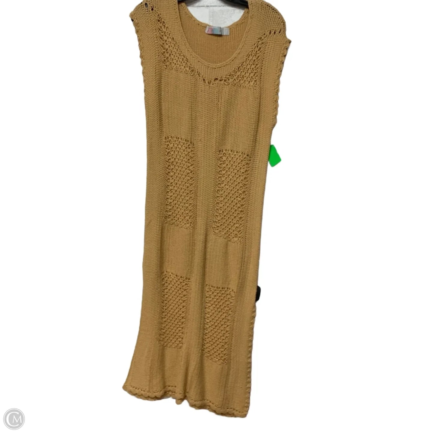 Dress Casual Maxi By Free People In Tan, Size: Xs