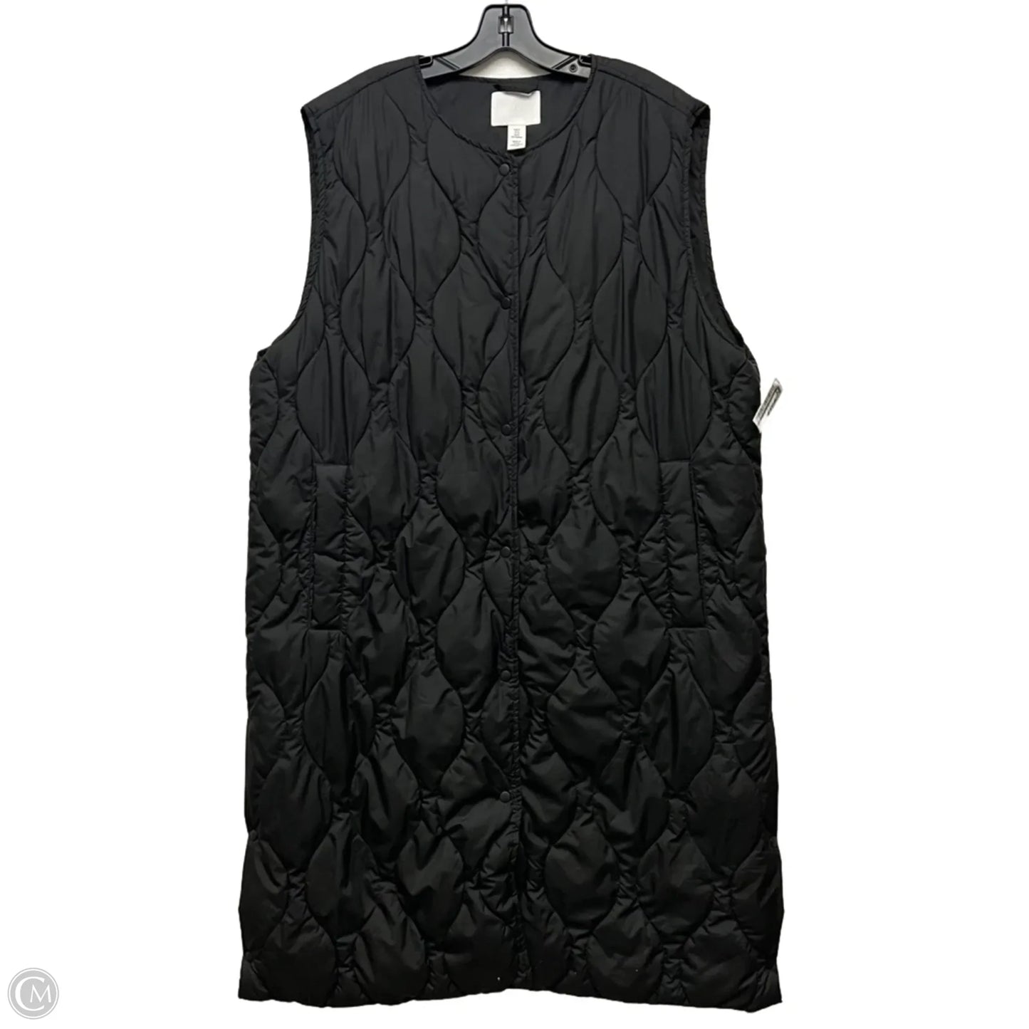 Vest Puffer & Quilted By H&m In Black, Size: M