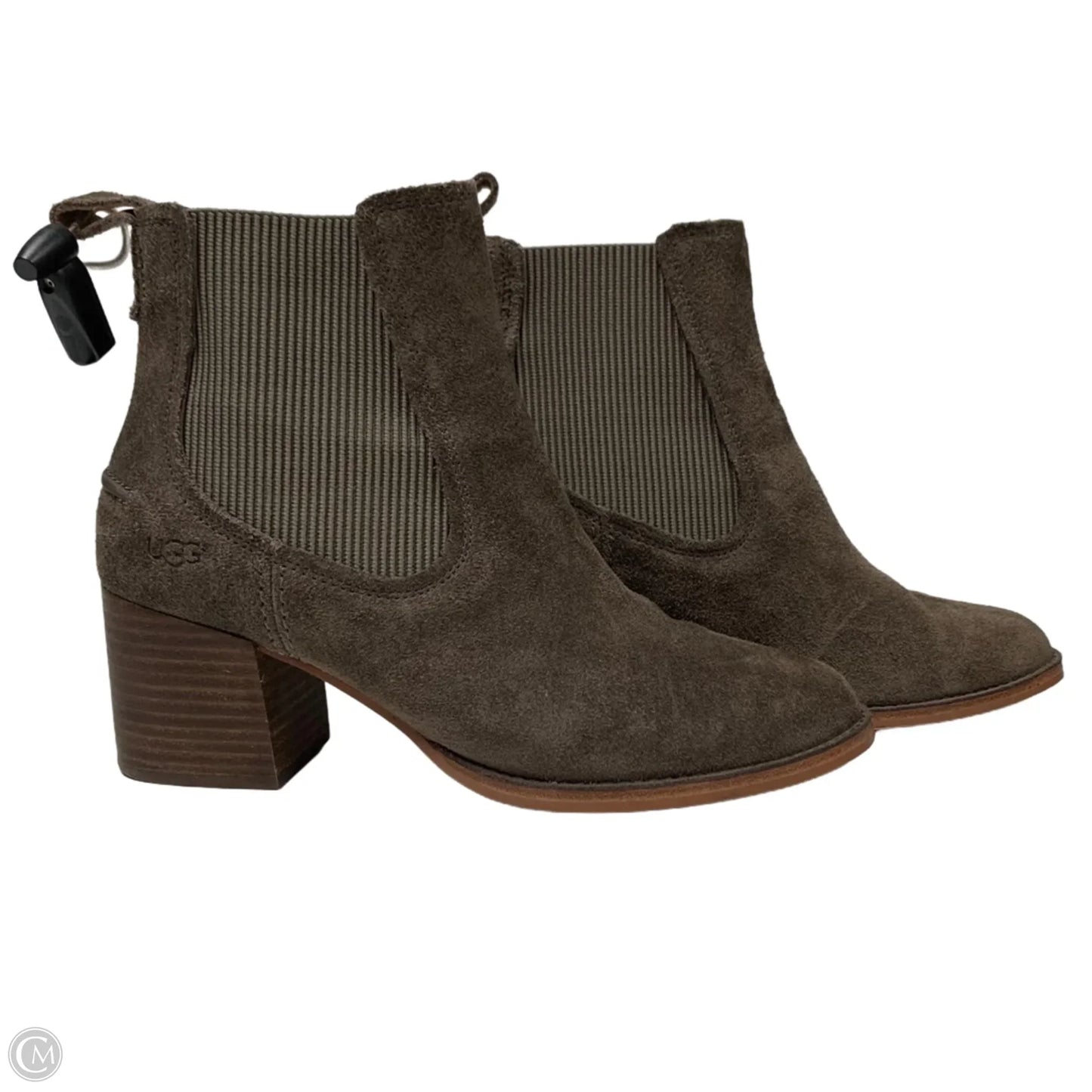 Boots Designer By Ugg In Taupe, Size: 9.5