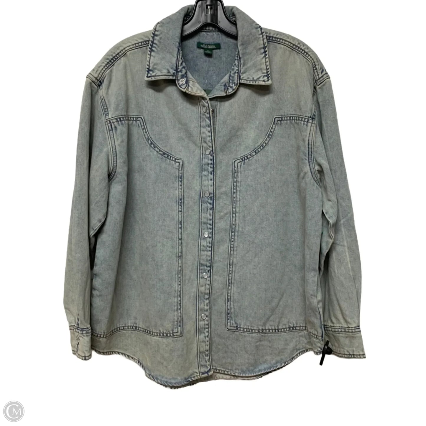 Jacket Denim By Wild Fable In Blue Denim, Size: M