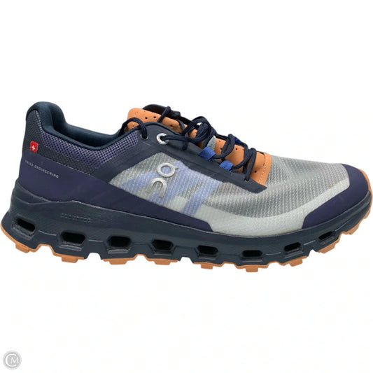 Shoes Athletic By On Cloud In Blue & Grey, Size: 8.5