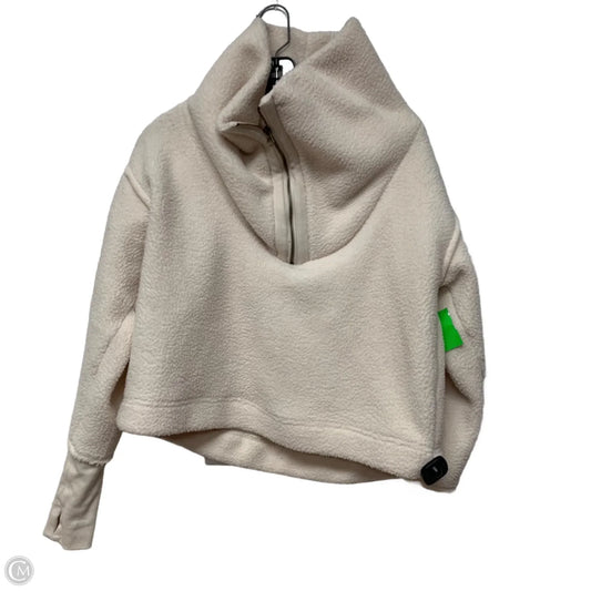 Sweatshirt Collar By Free People In Cream, Size: S