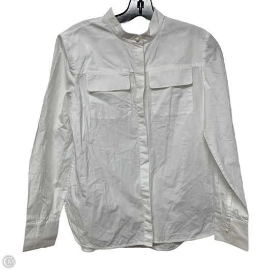 Top Long Sleeve Designer By Tory Burch In White, Size: S
