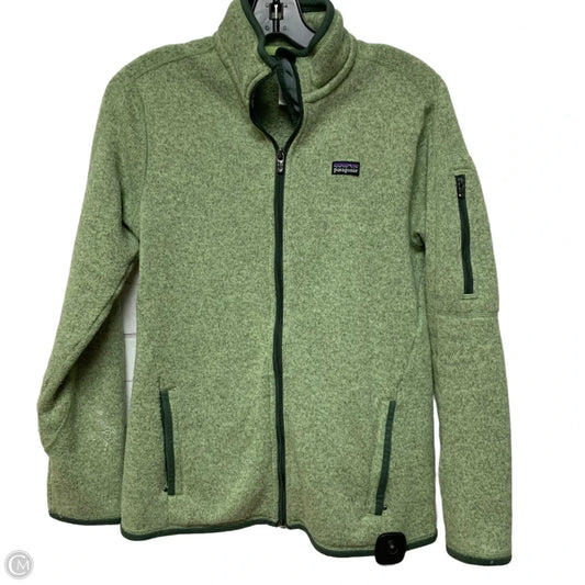 Jacket Fleece By Patagonia In Green, Size: M