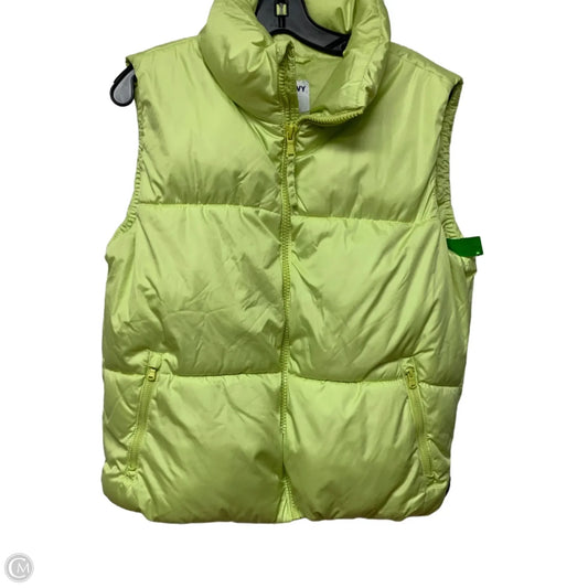 Vest Puffer & Quilted By Old Navy In Chartreuse, Size: S