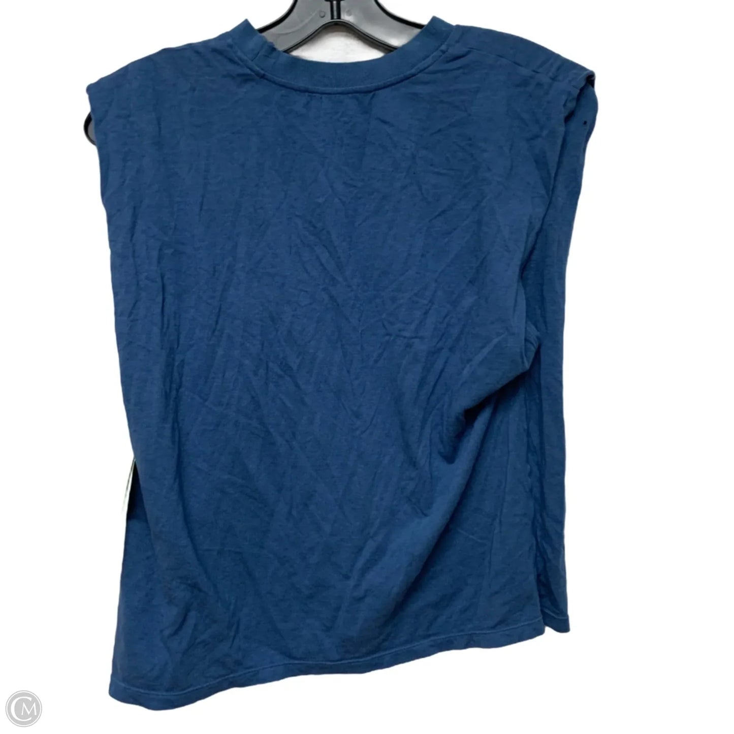 Top Sleeveless Designer By Alice + Olivia In Blue, Size: M