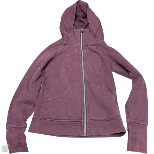 Athletic Jacket By Lululemon In Purple, Size: S