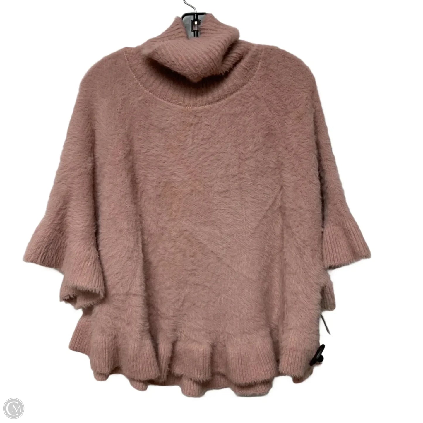 Poncho By Anthropologie In Pink, Size: Osfm