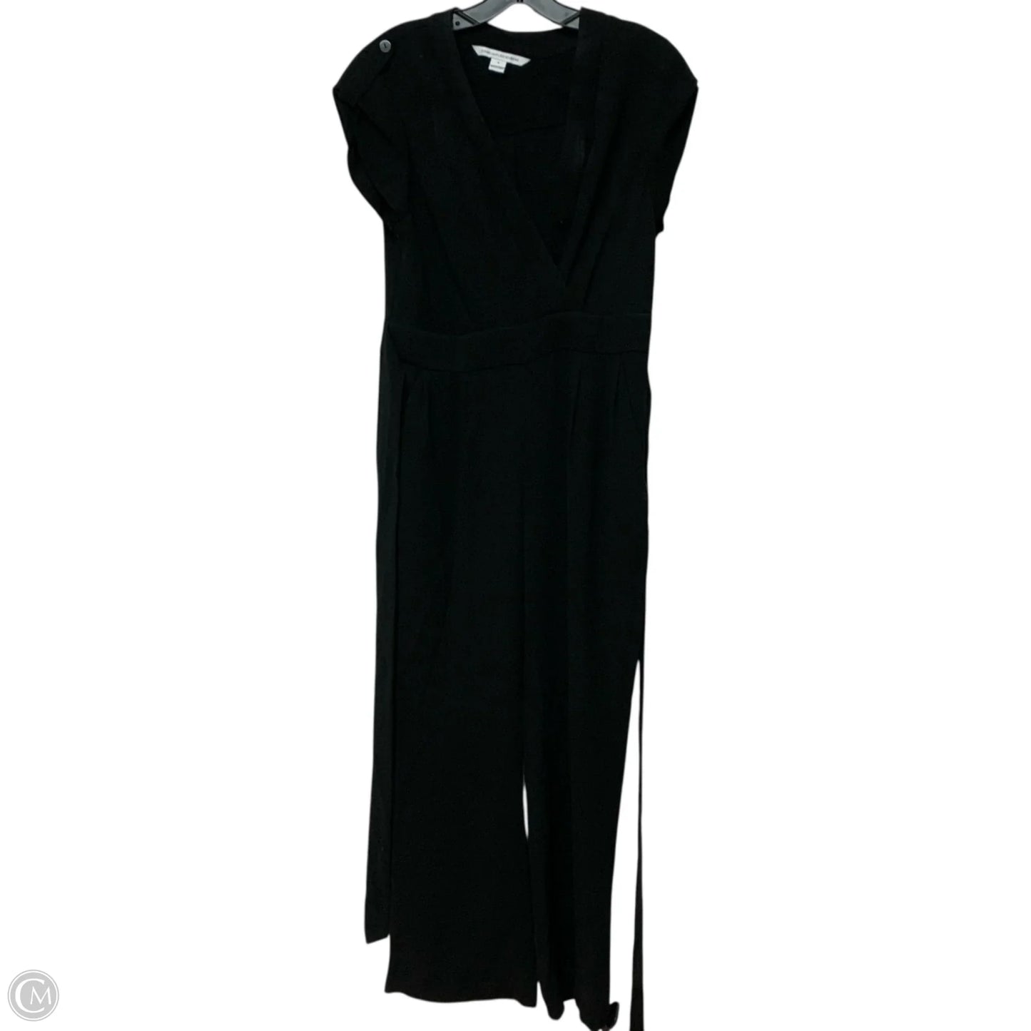 Jumpsuit Designer By Diane Von Furstenberg In Black, Size: S