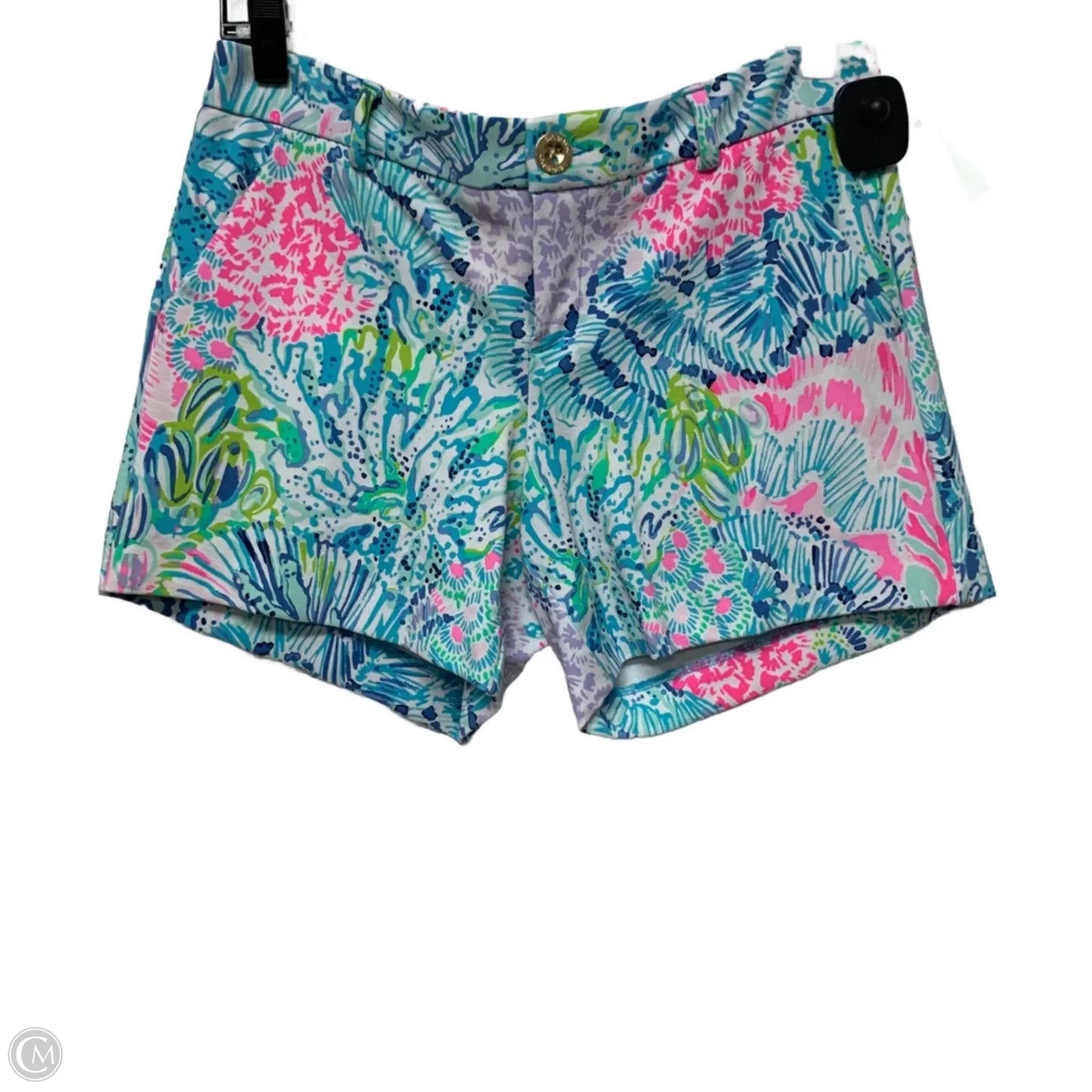 Shorts Designer By Lilly Pulitzer In Blue & Pink, Size: 6