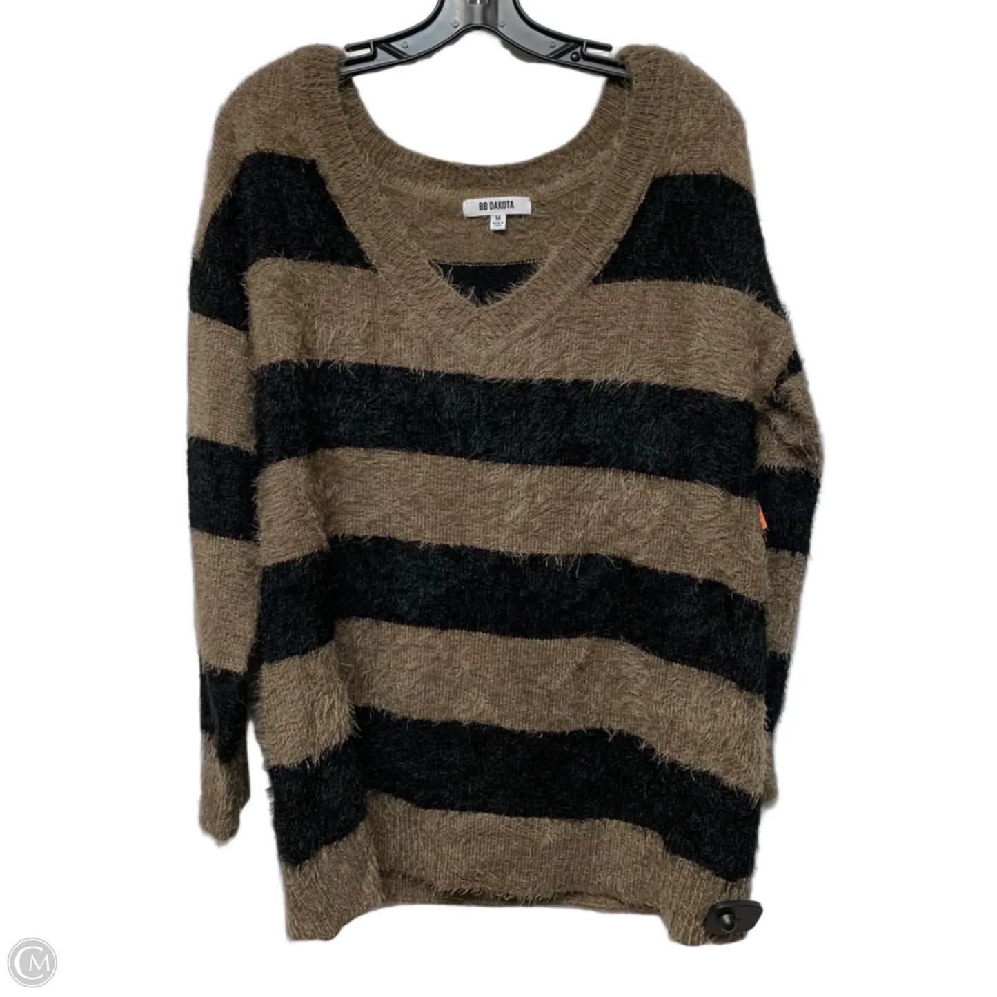 Sweater By Bb Dakota In Black & Brown, Size: M
