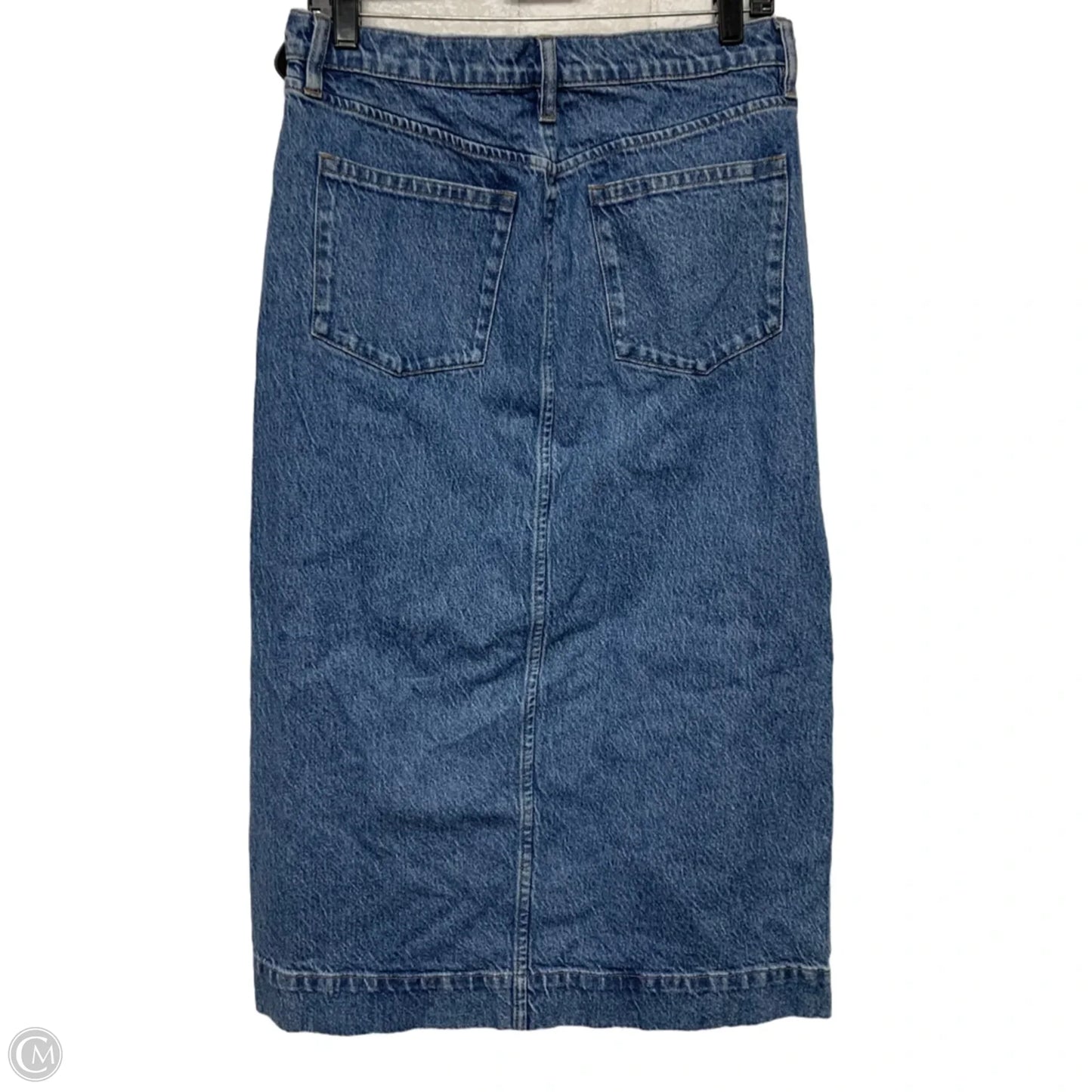 Skirt Midi By J. Crew In Blue Denim, Size: S