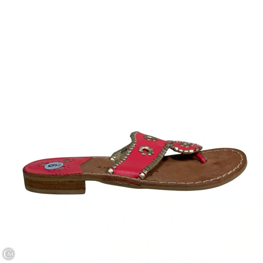 Sandals Flip Flops By Jack Rogers In Pink, Size: 6