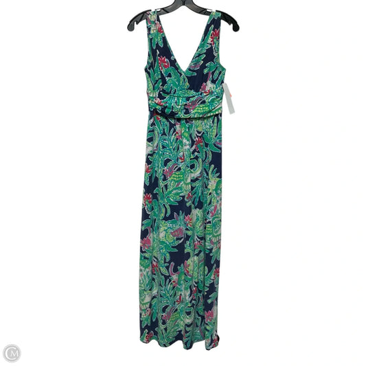 Dress Designer By Lilly Pulitzer In Blue & Green, Size: S