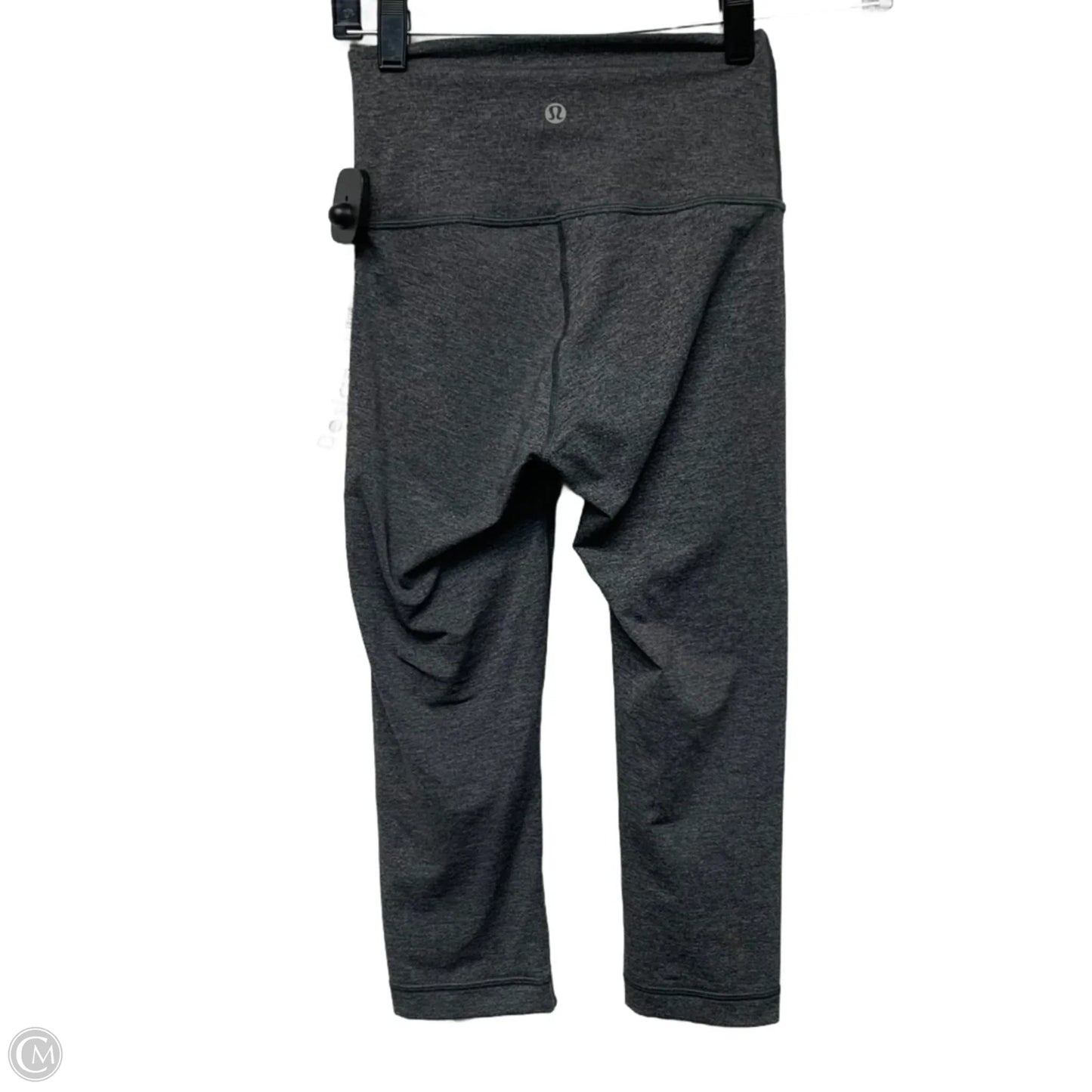 Athletic Leggings Capris By Lululemon In Grey, Size: Xs