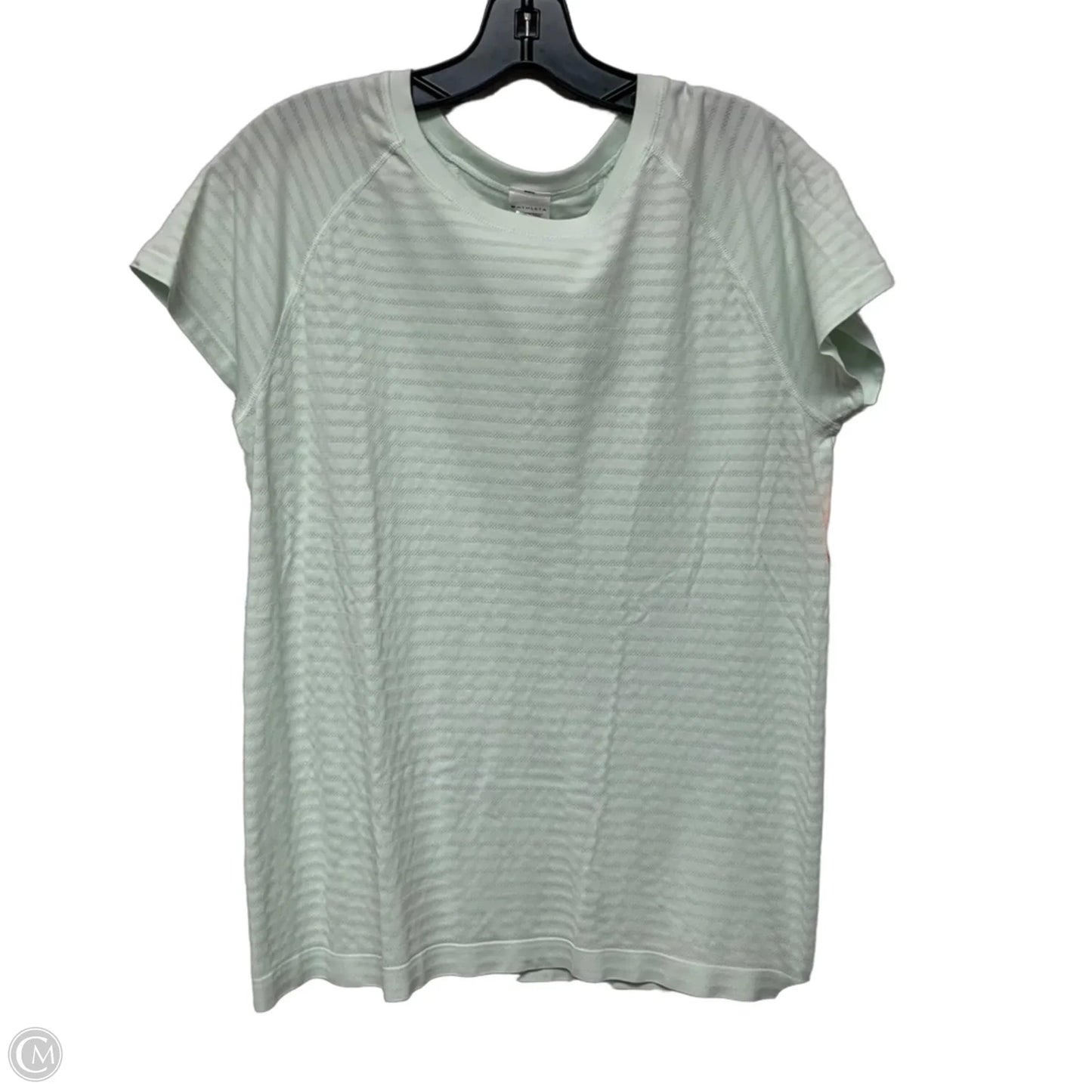 Athletic Top Short Sleeve By Athleta In Blue, Size: Xl